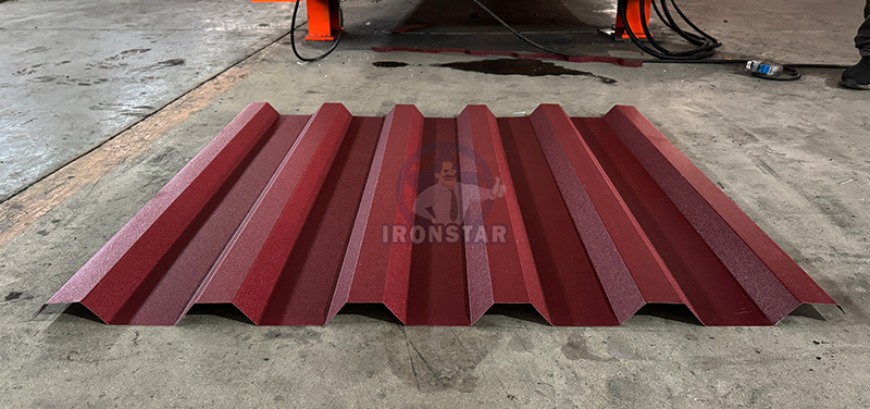 T35 Trapezoidal roofing sheet roll forming machine for kyrgyzstan 5