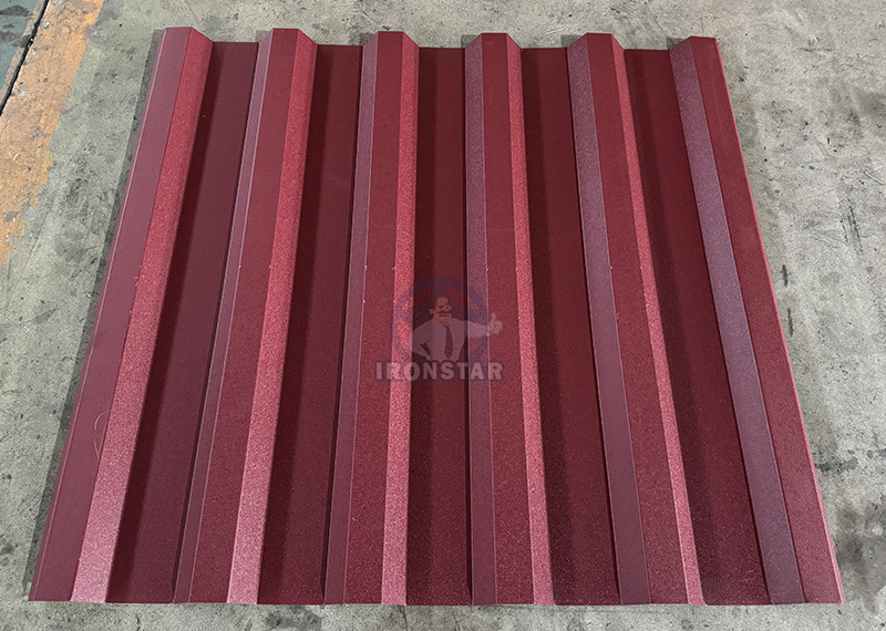 T35 Trapezoidal roofing sheet roll forming machine for kyrgyzstan 7