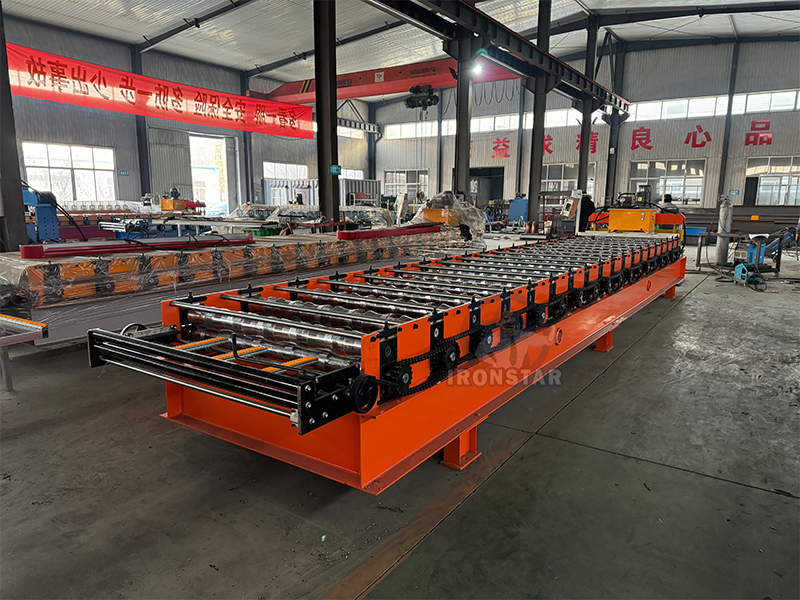T35 Trapezoidal roofing sheet roll forming machine for kyrgyzstan 11