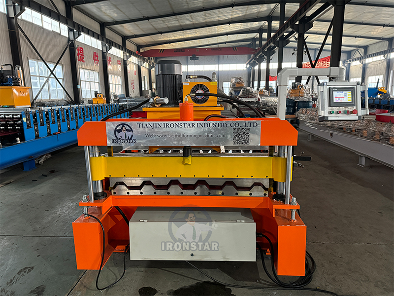 T35 Trapezoidal roofing sheet roll forming machine for kyrgyzstan 10