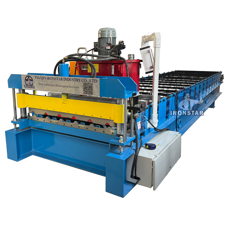 High-Speed Trapezoidal Roofing Sheet Roll Forming Machine in Ecuador | Metal Roof Panel Machinery 🇪🇨🏠 6
