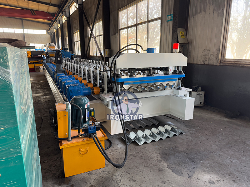 980 roof trapezoidal sheet roll forming machine 2