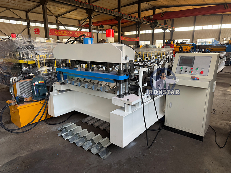980 roof trapezoidal sheet roll forming machine 3