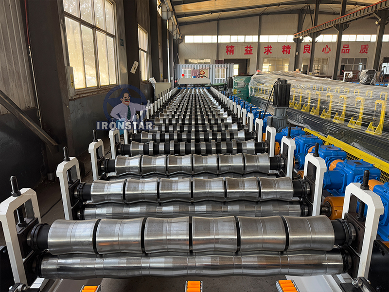 980 roof trapezoidal sheet roll forming machine 4