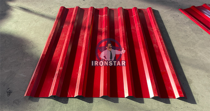 7 rib trapezoidal roofing sheet roll forming machine 4