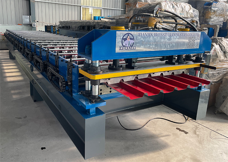 7 rib trapezoidal roofing sheet roll forming machine 6