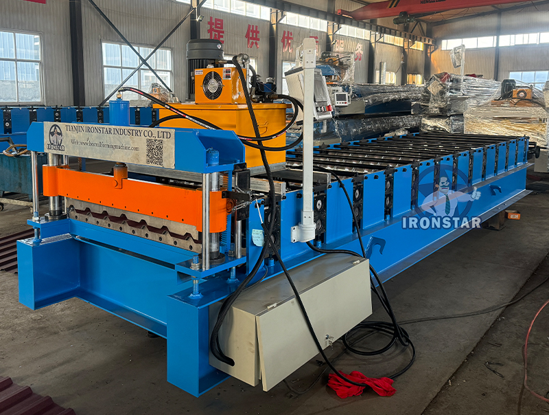 PBU panel roof sheet roll forming machine in US 8