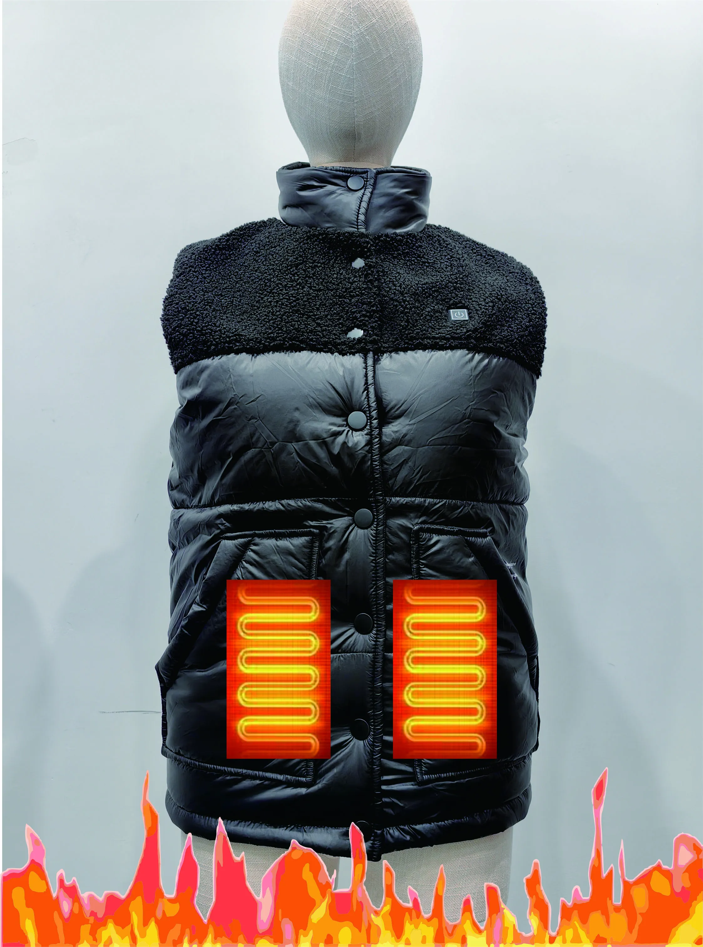 cotton-padded clothes heated 1