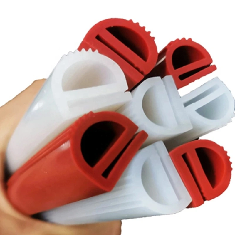 Bande d'étanchéité en silicone pour porte de société chinoise, bande d'étanchéité pour porte de four ignifuge en forme de E 1