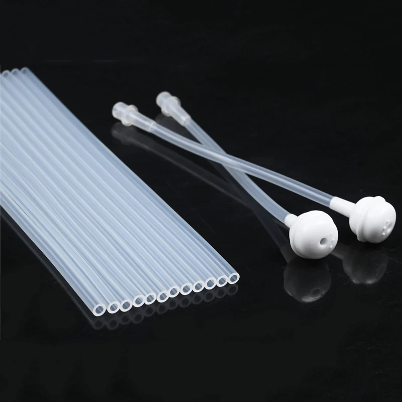 Tubo de silicona para biberón 3*5, manguera de silicona suave insípida de calidad alimentaria, se puede utilizar con pajitas para vasos de agua y extractores de leche 1