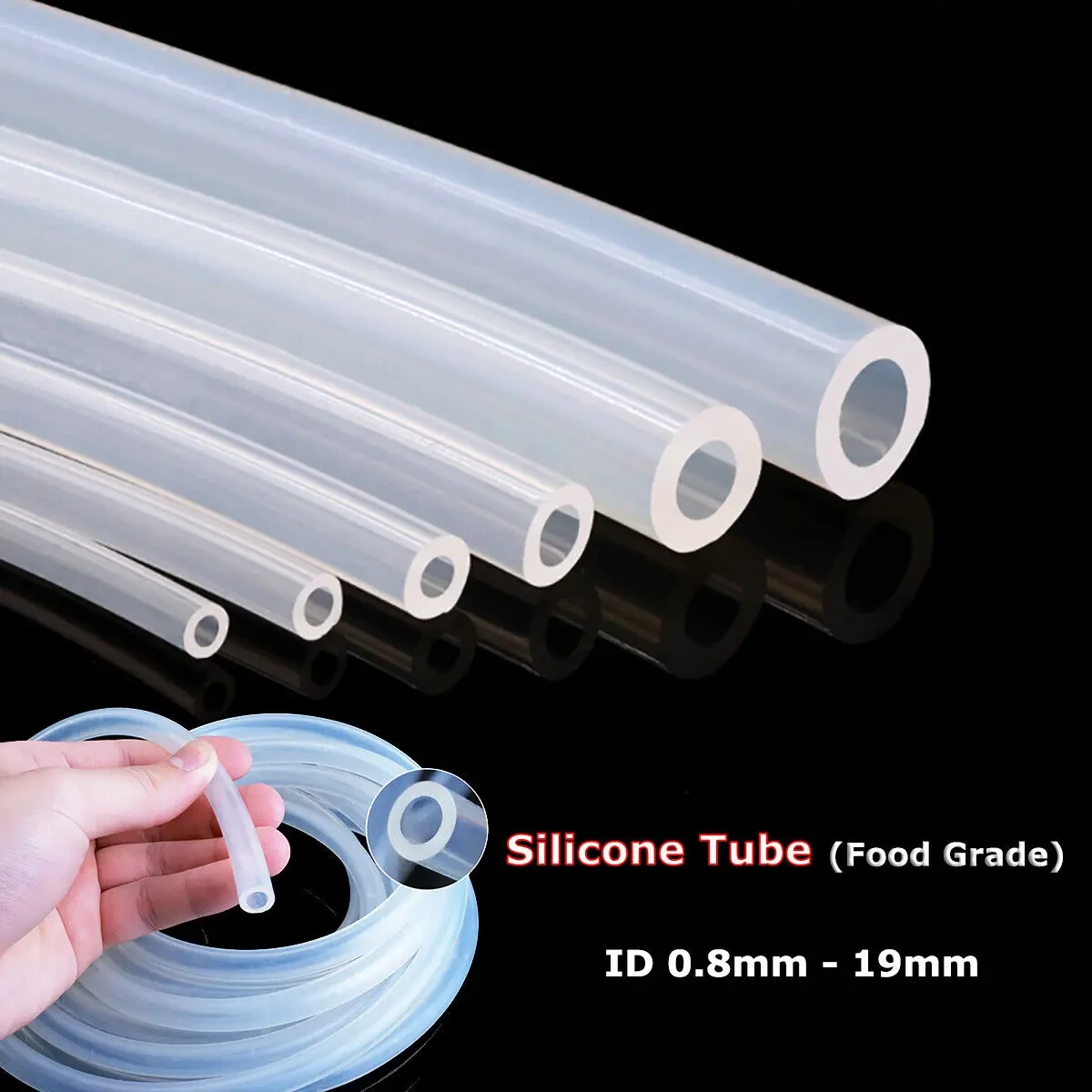 Tube Wall 4.8 Mm 88# Id12.7*od22.3 High Quality Wear-resistant Preservative Food Grade Peristaltic Pump Tube Silicone Tubing Hos 1