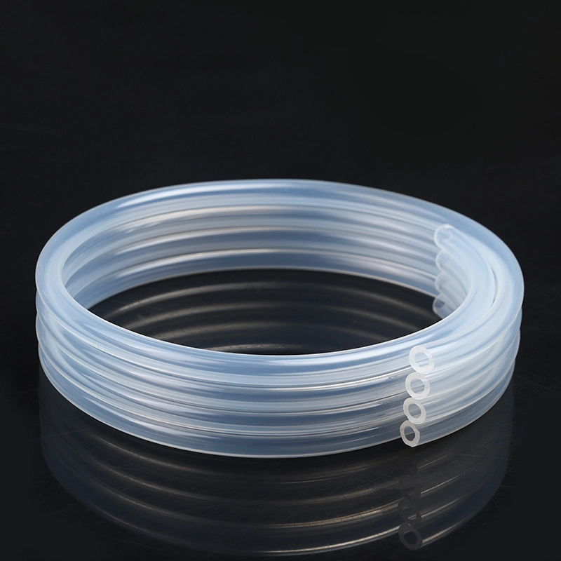 Tubo de silicona de varias filas Tubo de silicona poroso de calidad alimentaria Tubo de silicona transparente de varias filas 1