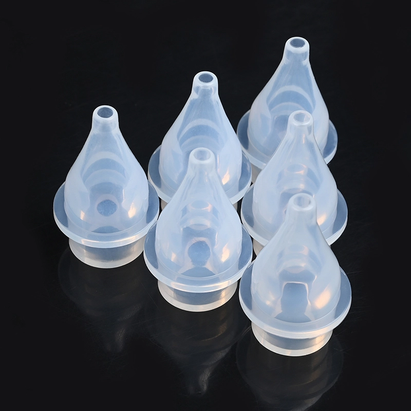 Customized Food-Grade Silicone Nasal Aspirator Tip For Baby Sucking Nasal Mucus 1