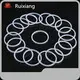 Silicone O Ring Supplier FDA/LFGB/REACH/ROHS/biocompatibility Testing Transparent/Yellow/Customizedfactory 1