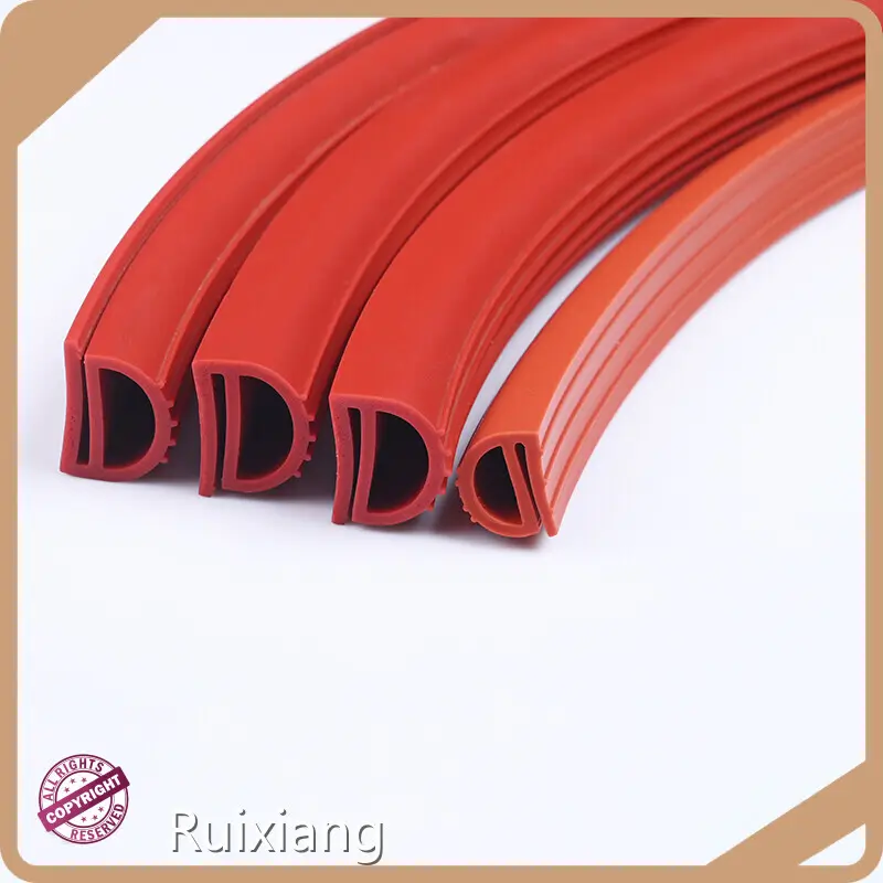 Tiras de caucho de silicona de alta temperatura Ruixiang de alta calidad - Transparentes / Personalizadas 1