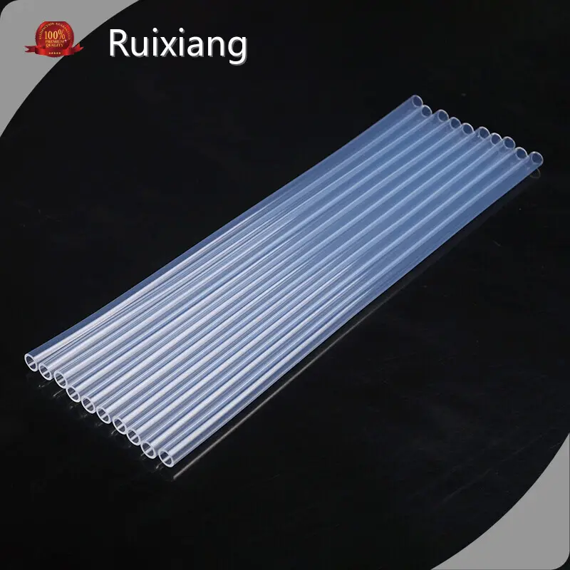 Tube en Silicone flexible marque Ruixiang pailles en Silicone de qualité alimentaire sac PE + carton/selon vos besoins 1