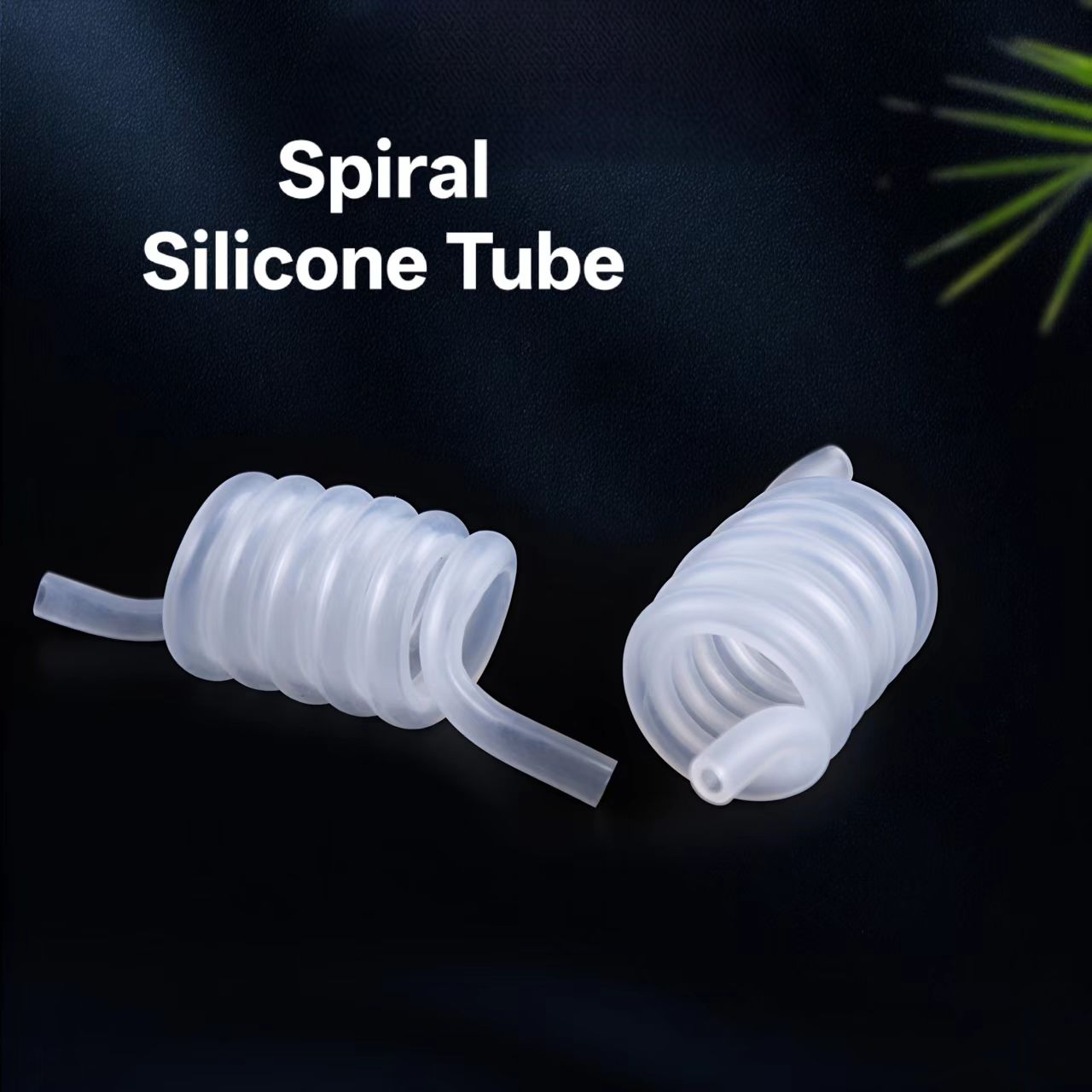 Tubo de silicona de primavera espiral 1