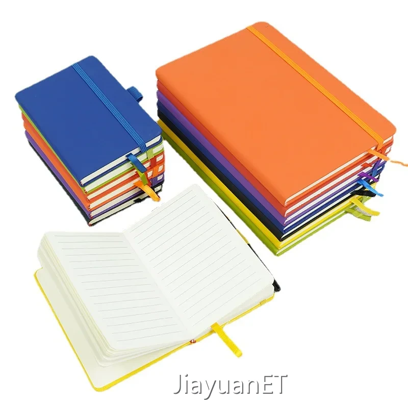 High Quality A5 A6 Elastic Bound Notebook with Wear-proof PU Cover-1 1