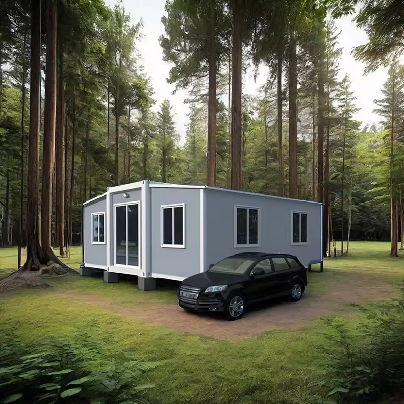 Maison de conteneur préfabriquée de 20 pieds, maison de conteneur modulaire mobile de luxe préfabriquée, petite maison de vie préfabriquée 1