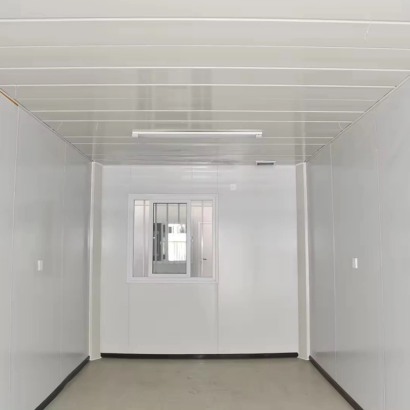 Maison conteneur préfabriquée à structure en acier sans aucun travail d'assemblage 1