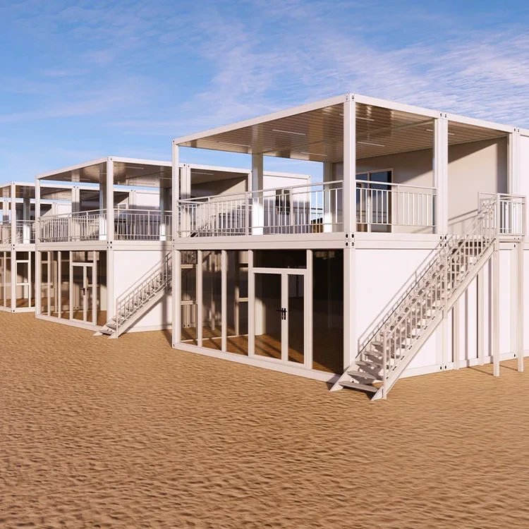 Prix ​​d'usine Prix de revient Maisons préfabriquées Villas Structure en acier Toutes avec structure en acier Villa préfabriquée Maison de conteneur de luxe Luxueuse 1