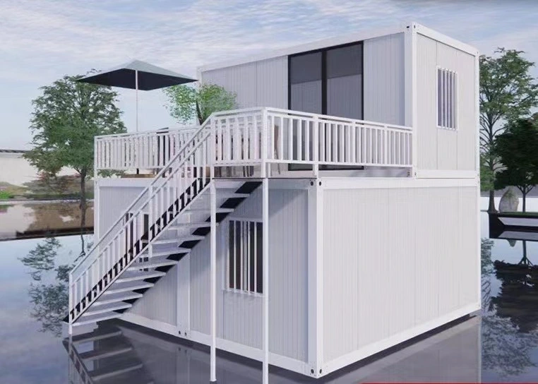 Hébergement de vacances personnalisé par construction modulaire préfabriquée par maison de conteneur 1