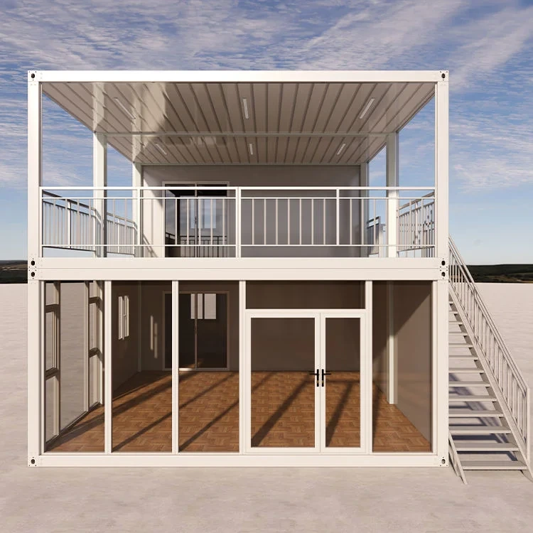 Structure métallique préfabriquée de maison mobile de panneau sandwich de bureau de magasin 20FT 40FT maison de conteneur préfabriquée par paquet plat 1