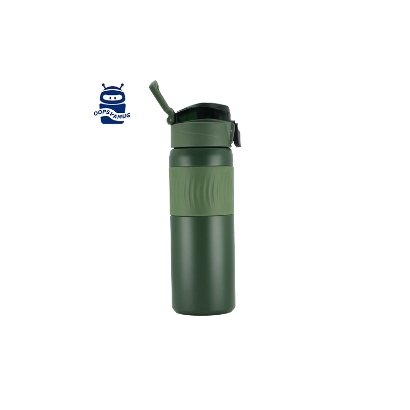 Pop-up Vacuum Sports Bottle with Carrying Handle 1