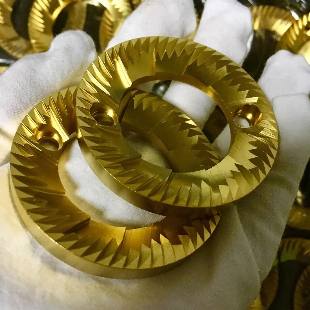 The Titanium Coating Coated 60mm 59.5mm Coffee Grinder Coffee Bean Flat Wheel Burr Mill Knife Flat Burr Blade Grinding Burr Part 1