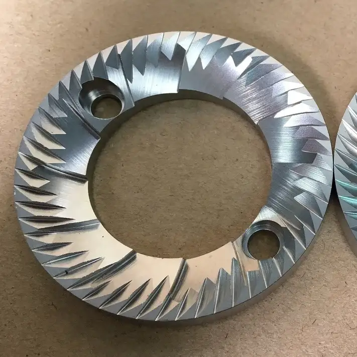 59.5mm 60mm Coffee Grinder Machine Flat Wheel Burr Coffee Bean Mill Knife Part Grinding Burr For Feima 600n Fuji Royal R-220 1