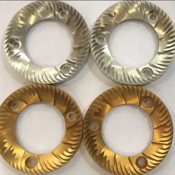 64mm 75mm 80mm Commercial Household Coffee Marker Grinder Machine Stainless Steel Flat Wheel Grinder Blade Burr 1