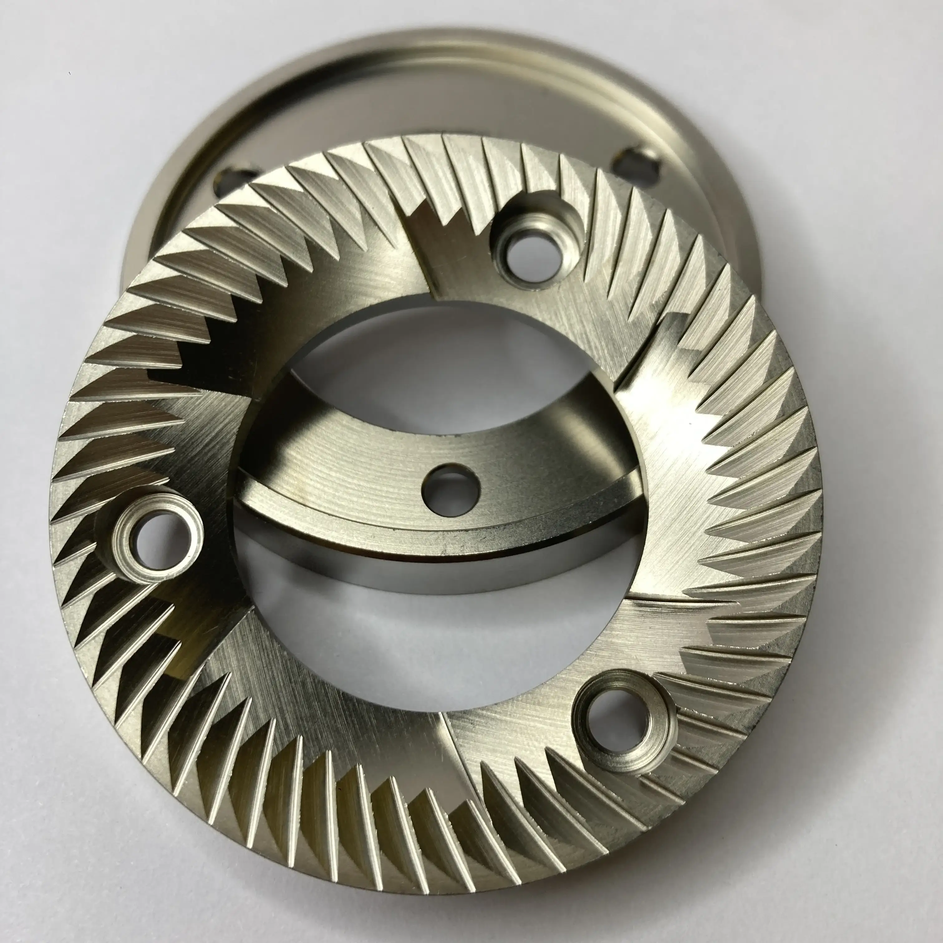 커피 그라인더 교체 및 Sus420 58mm 외경 커피 그라인더 연삭 플랫 휠 버 밀 블레이드 개발 1