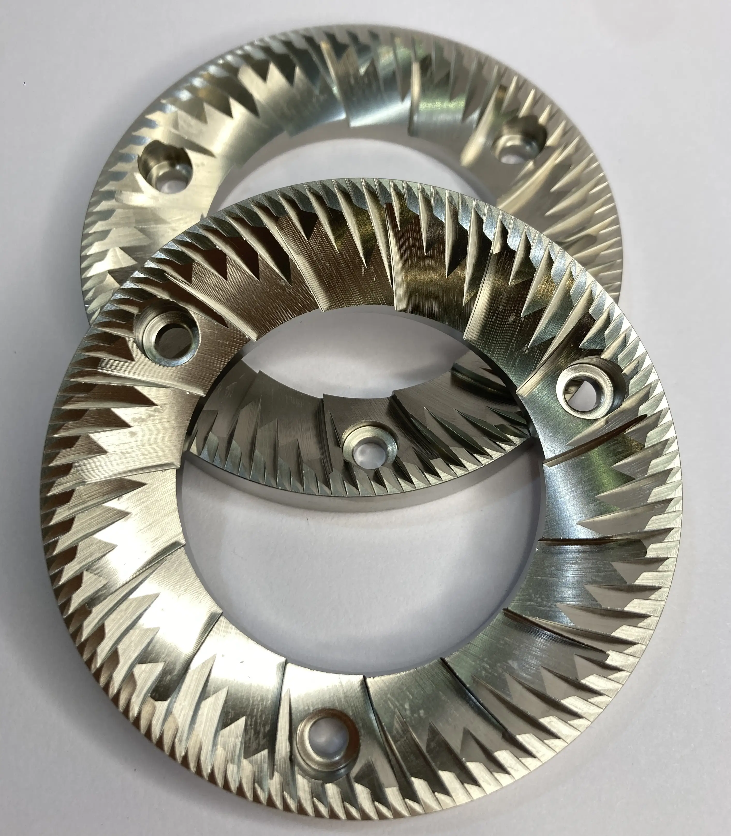 Universal Long-lasting Stainless Steel 75mm Electric Coffee Grinders Grinding Blades Burr Set Replacement Set Of Burrs Parts 1
