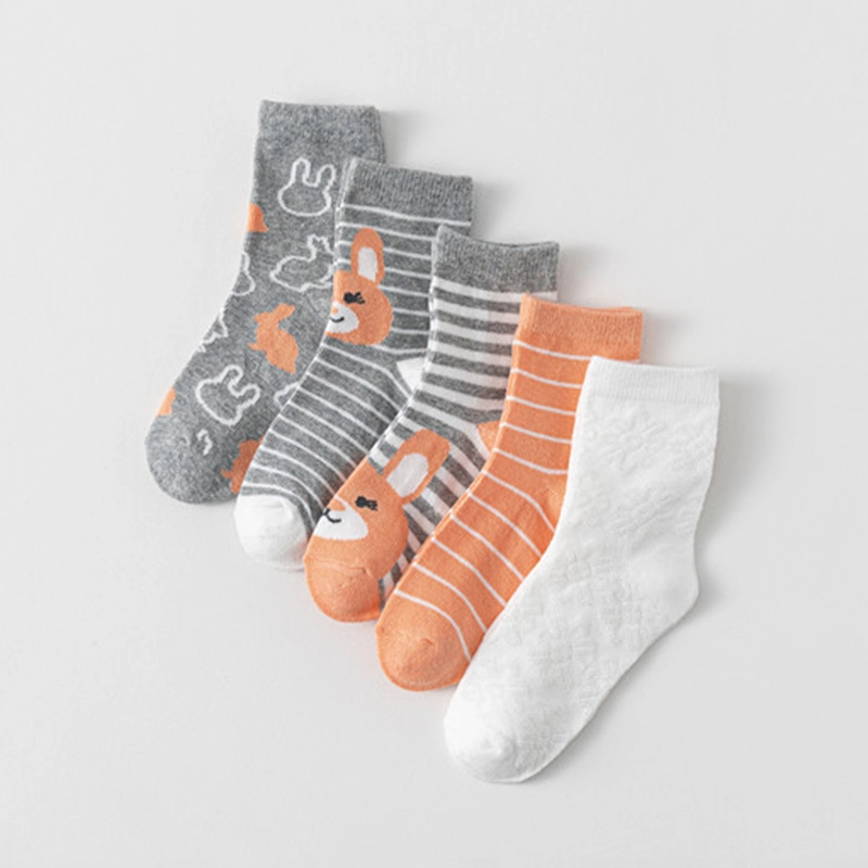 Chaussettes confortables pour bébé, vente en gros, chaussettes moelleuses pour enfants papillon 1