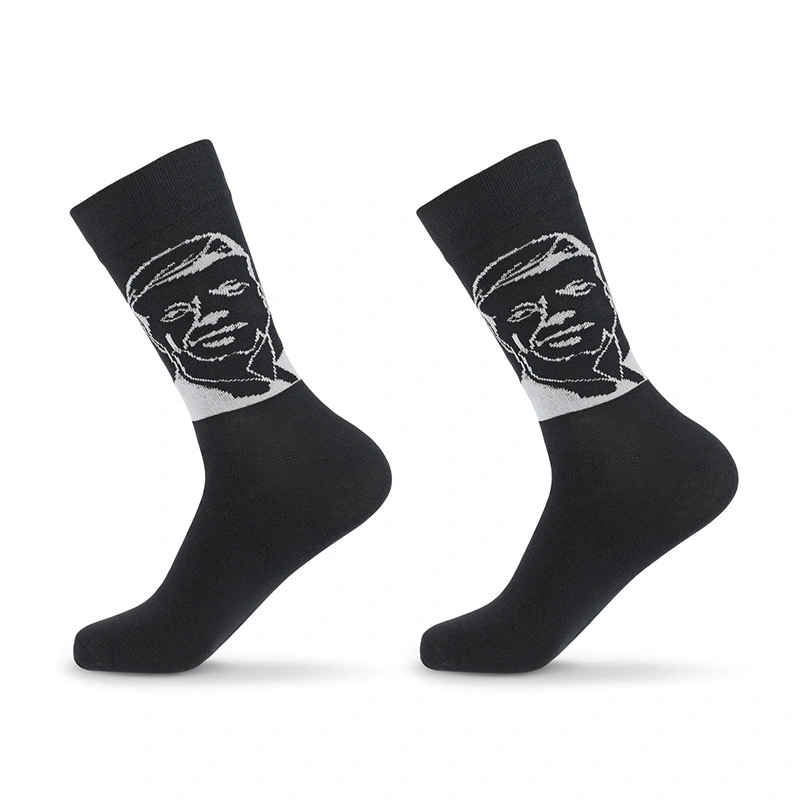 Los calcetines del vestido del punto de algodón de los calcetines del negocio de los hombres para los hombres personalizan sus propios calcetines del negocio 1
