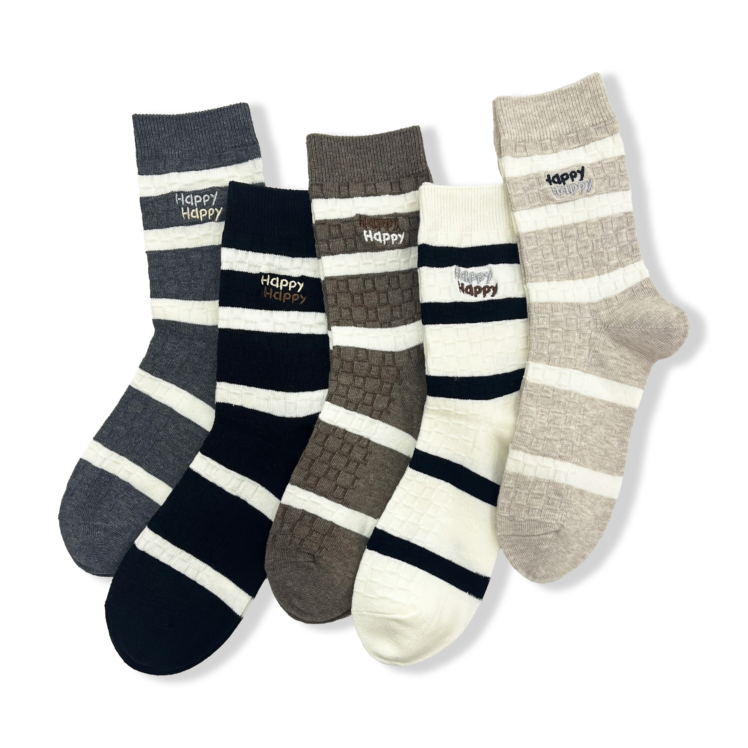Wholesale Women Knitting Socks Winter Warm Keeping Stripe Pattern HY-W-094 1