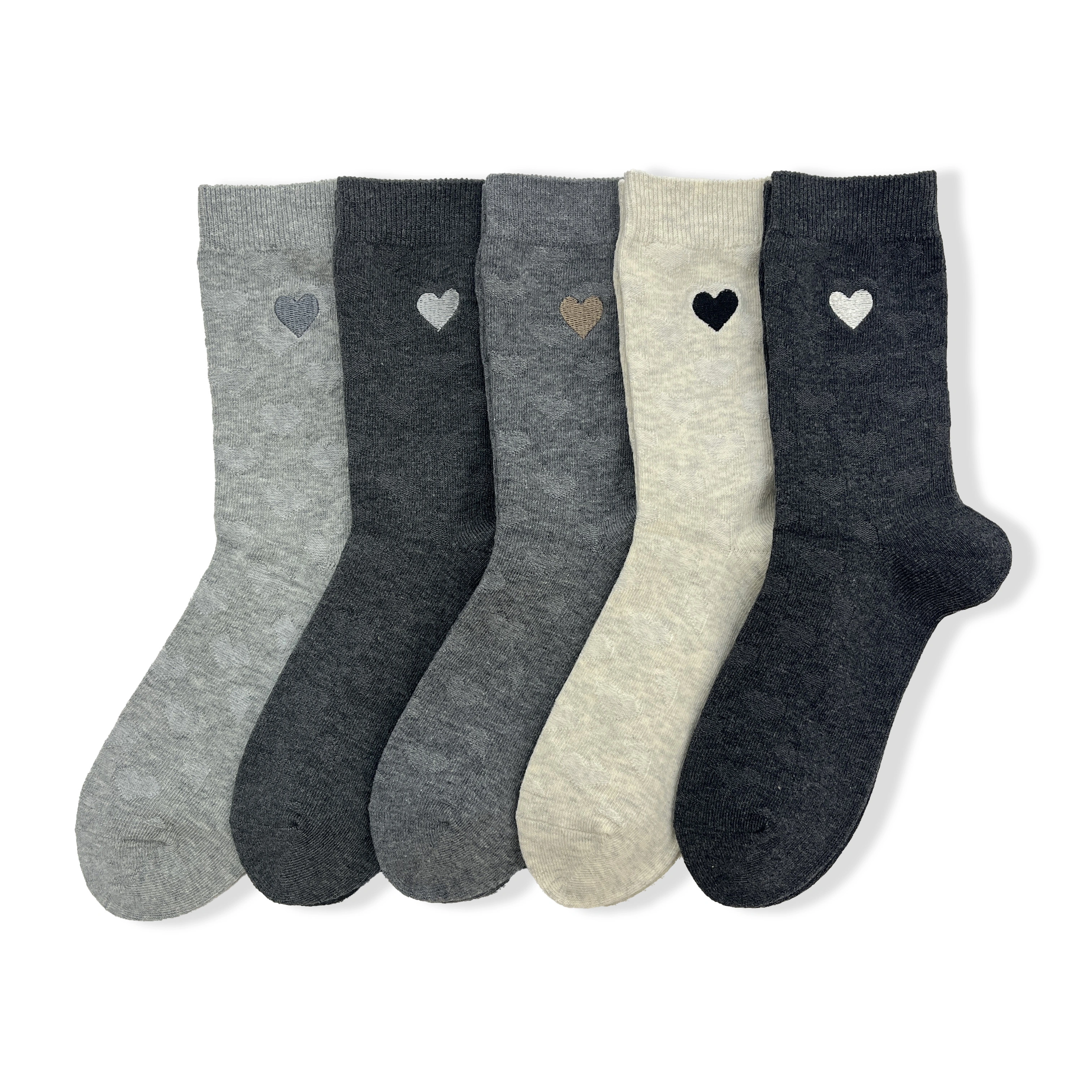 Venta al por mayor de calcetines de punto para mujer, calcetines de otoño, calcetines transpirables, calcetines bordados HY-W-099 1