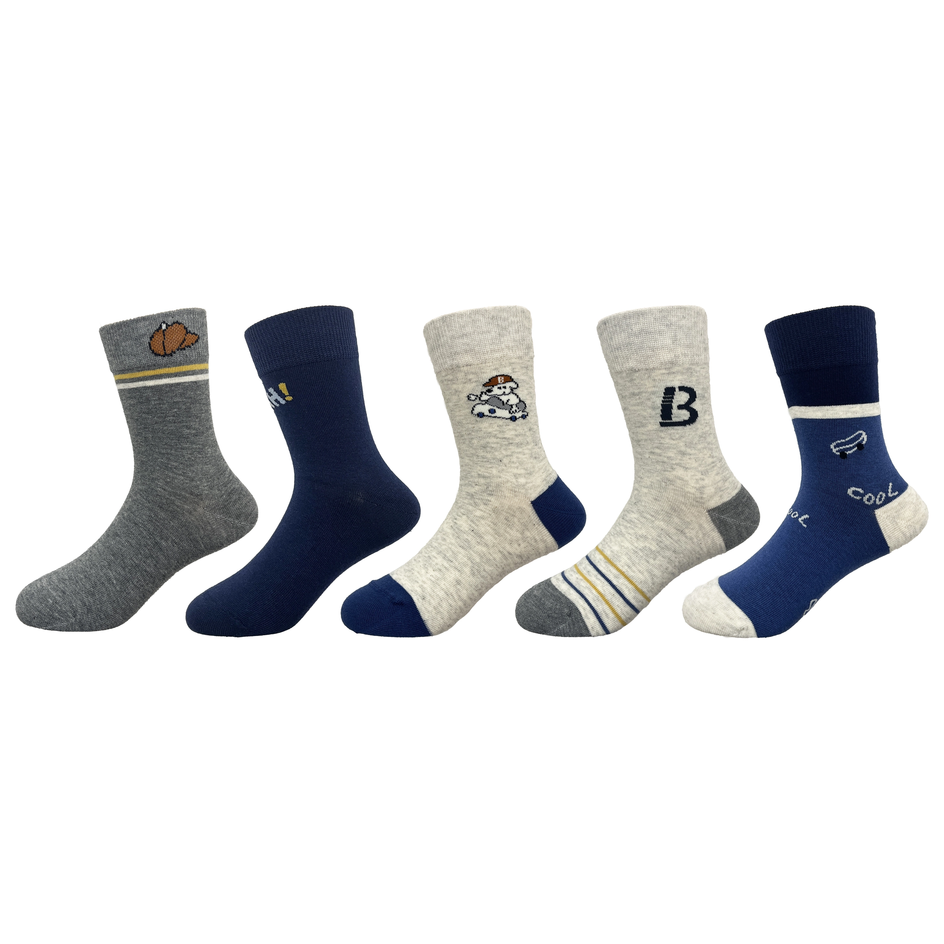 Оптовая продажа детских вязаных носков для осени: дышащие бесшовные носки, предотвращающие образование катышков HYC-136 1