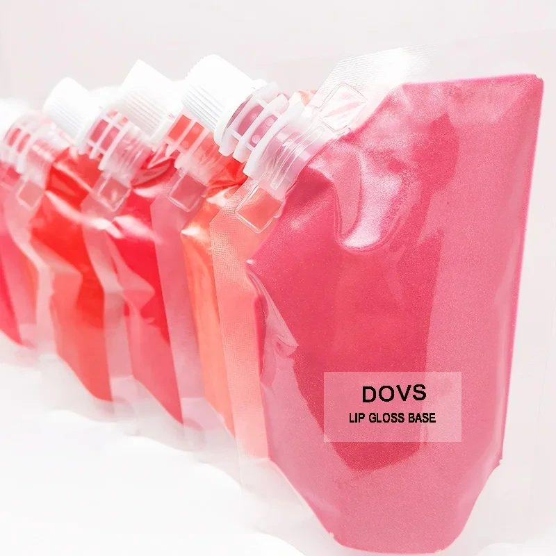 Base de gel de brilho labial fosco multicolorido - volume orgânico & base de batom transparente atacado 1