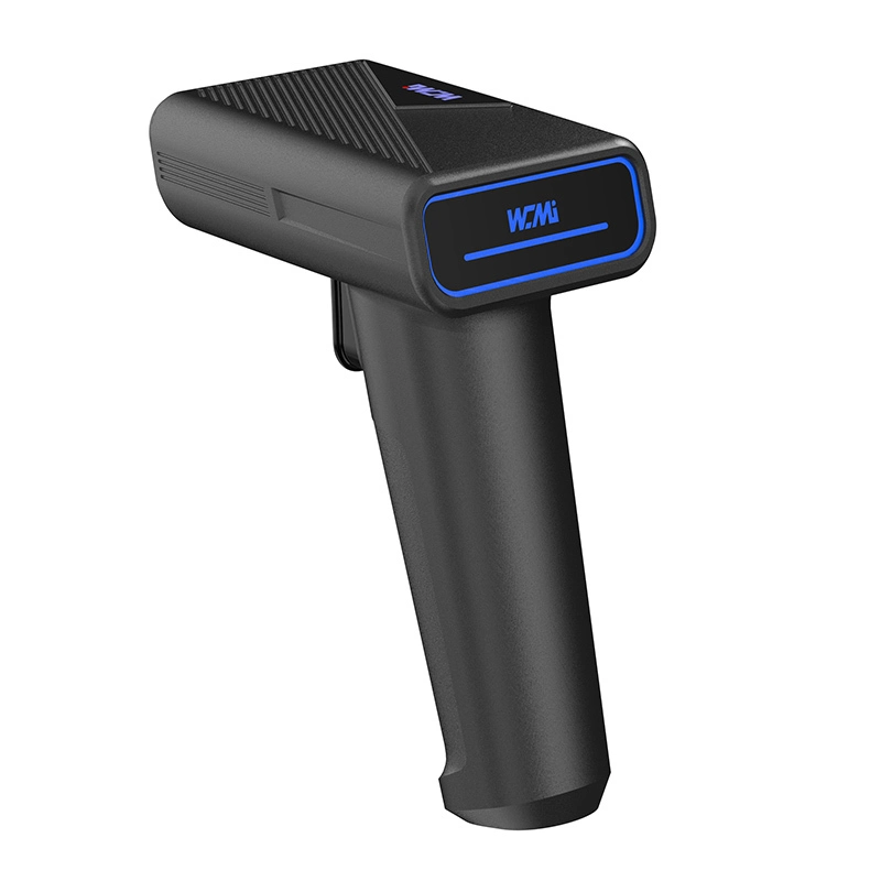 Leitor de código de barras sem fio QR com base de carregamentoLeitor de código de barras com detecção automática e mãos livres para logística de armazém 1