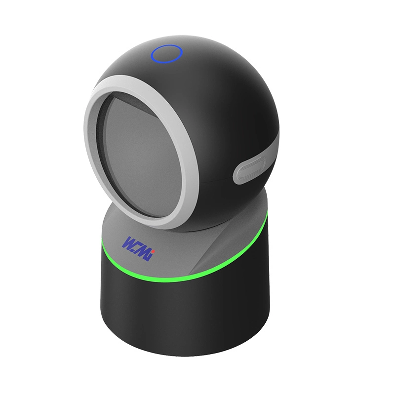 WCMI Escáner de código de barras de escritorio omnidireccional automático manos libres USB 2D para supermercado, tienda minorista-SD5637 1