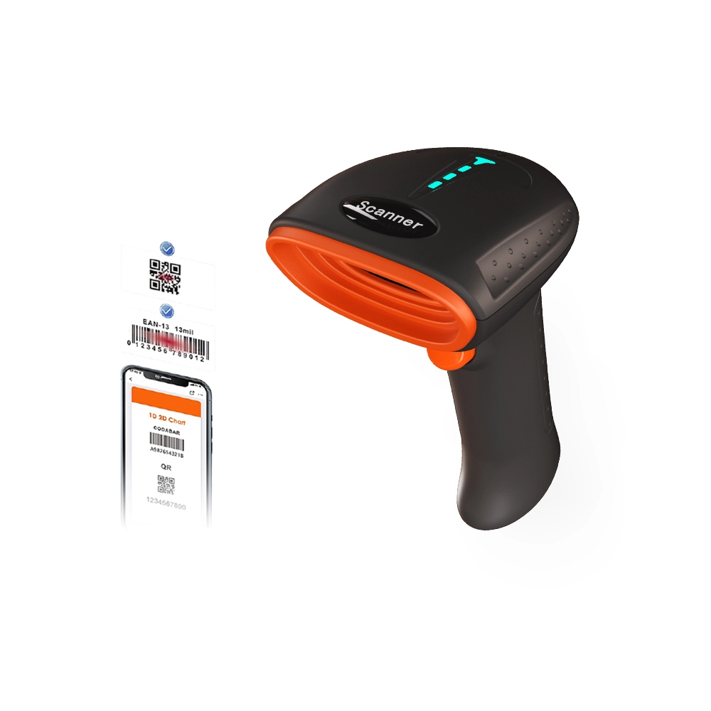 WCMI 2.4G USB Bluetooth Handheld Barcode Scanner Barcode Reader for Store Supermarket Warehouse Inventory——SH9030 1