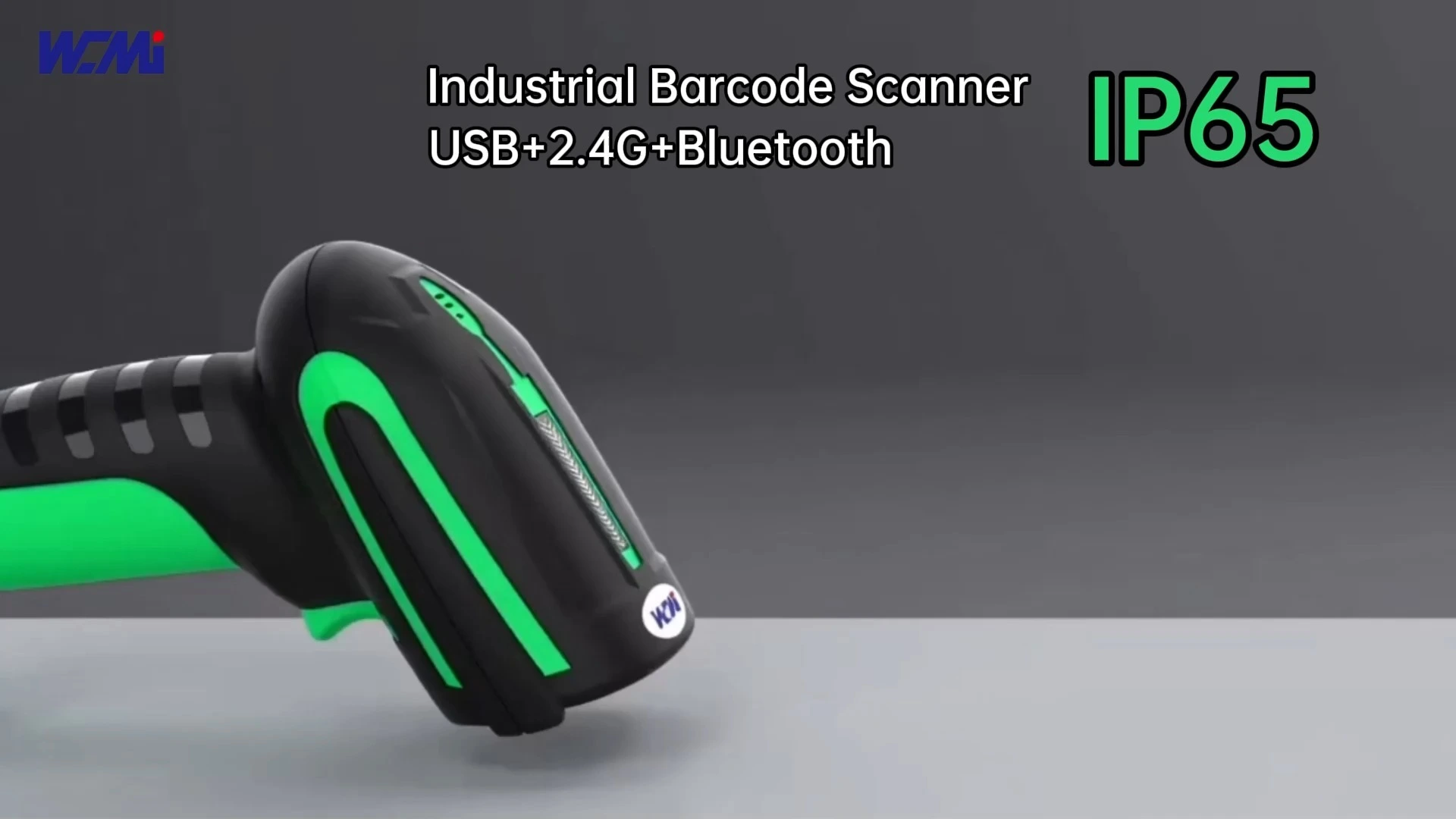 WCMI Industrial IP65 Wiredless BLE Barcode Scanner CMOS Sensor QR Code Reader 1
