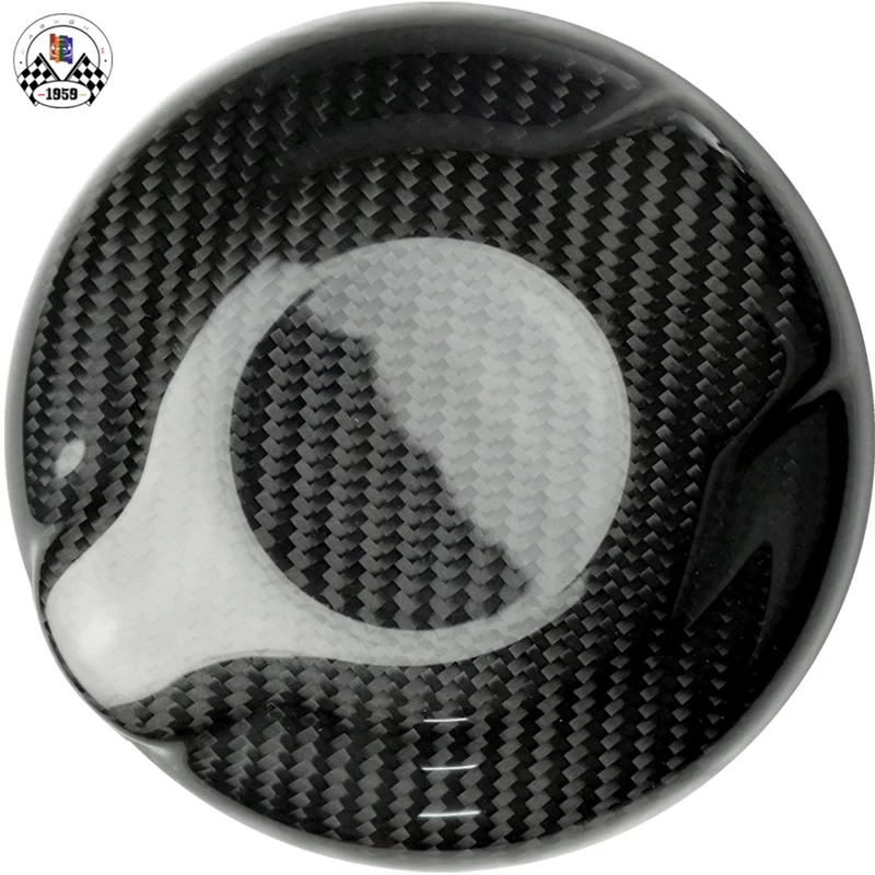 Tapas de cubierta de tanque de combustible de primera calidad, Material de fibra de carbono Real, piezas modificadas para Mini Cooper S JCW modelo F55 F56 F57 solamente 1