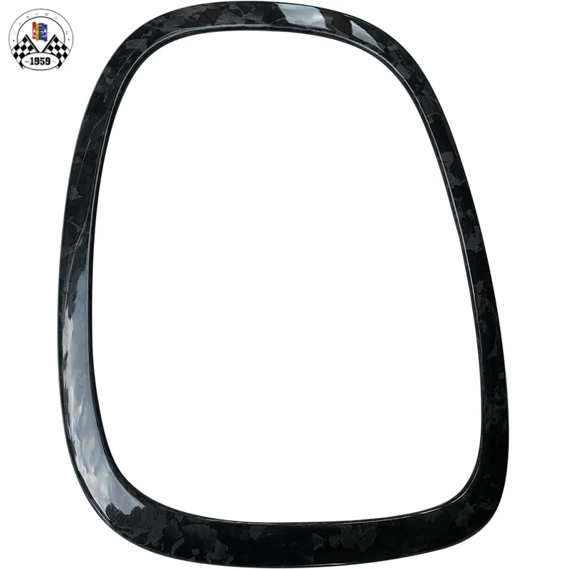Garnitures de phare arrière en Fiber de carbone véritable, accessoires de cadre de couverture, pièce pour Mini Cooper F55 F56 F57 Gen 3 2014-2024 1