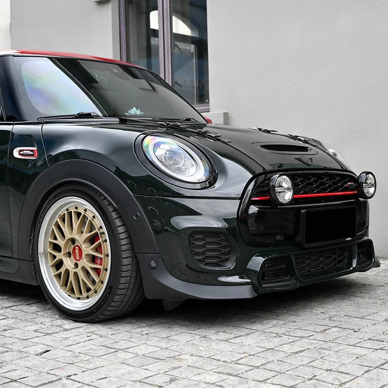 Front Side Splitter Spoiler Extension GP Style Lips Replacement Type ABS Plastic For Mini Cooper JCW Cooper S F55 F56 F57 2014-2021 1