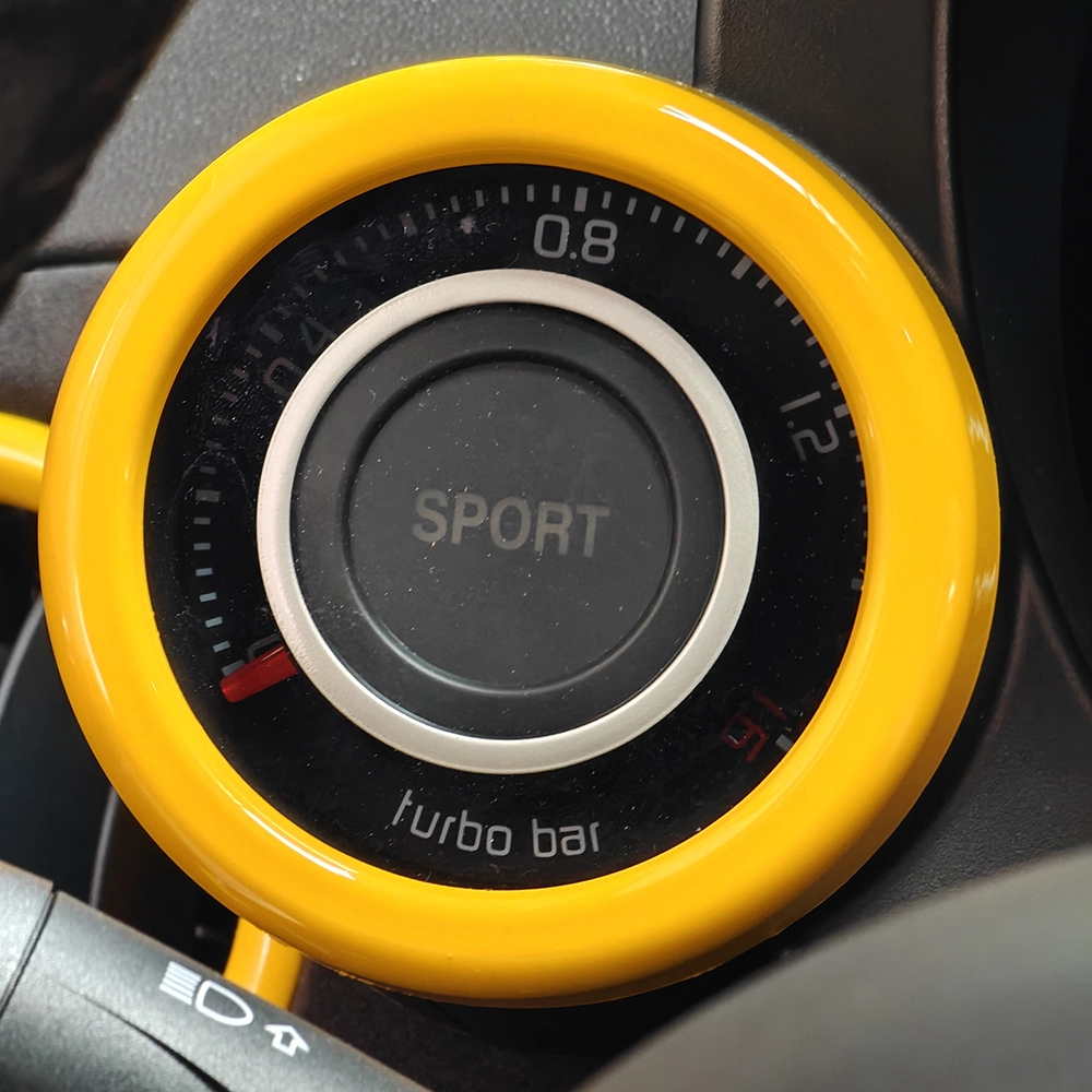 ABS Turbo Gauge Ring Trims for Fiat Abarth 500 595 695 - 6 Color Options 1