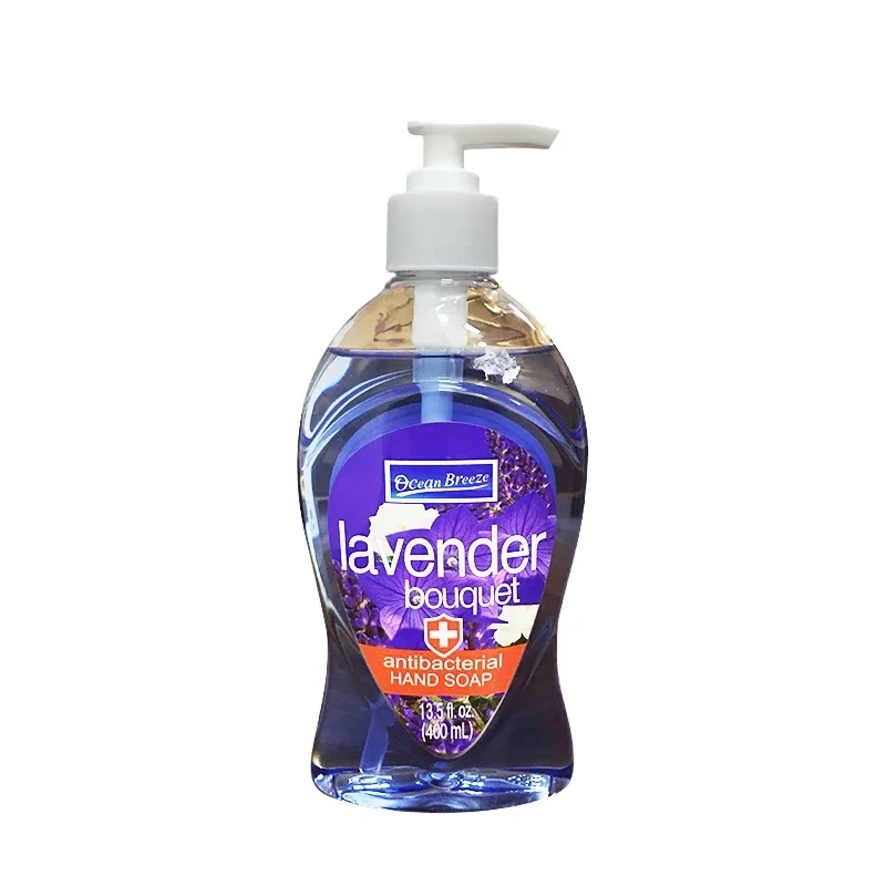 400ml Lavender Antibacterial Organic Best Liquid Hand Soap Base Factory Pet Bottle Oem Service Toilet Soap Oem Odm Accept 1