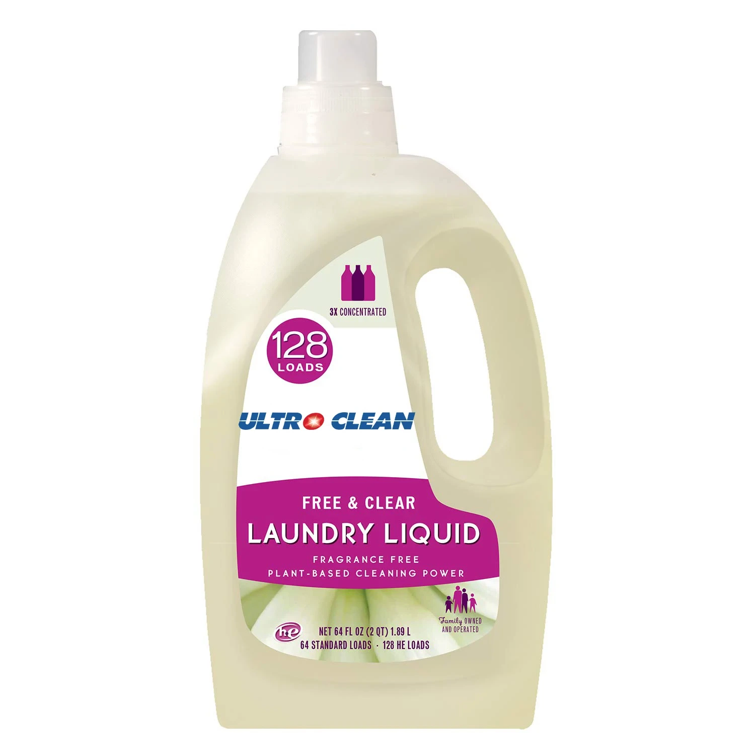 Wholesale Eco-friendly Non-toxic Plant-based Liquid Laundry Detergent 1