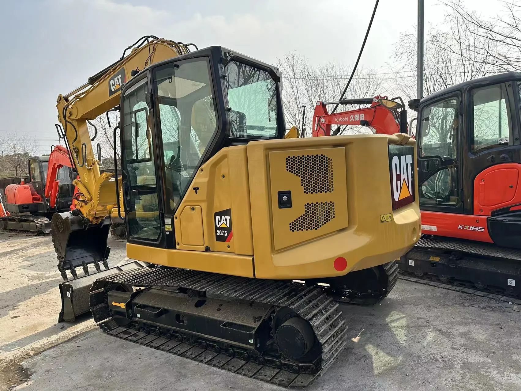 Pelle sur chenilles CAT 2023 307.5, pelle hydraulique de 7 tonnes, nouvelle chenille, 41,7kw, moins de 1000 heures 1